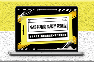 小红书电商运营课程_基础篇_流量运营_笔记流量运营-爱分享资源网