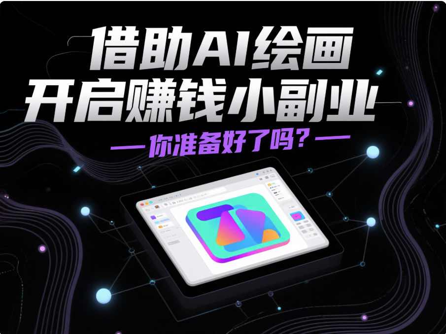 借助 AI 绘画开启赚钱小副业，你准备好了吗？-爱分享资源网