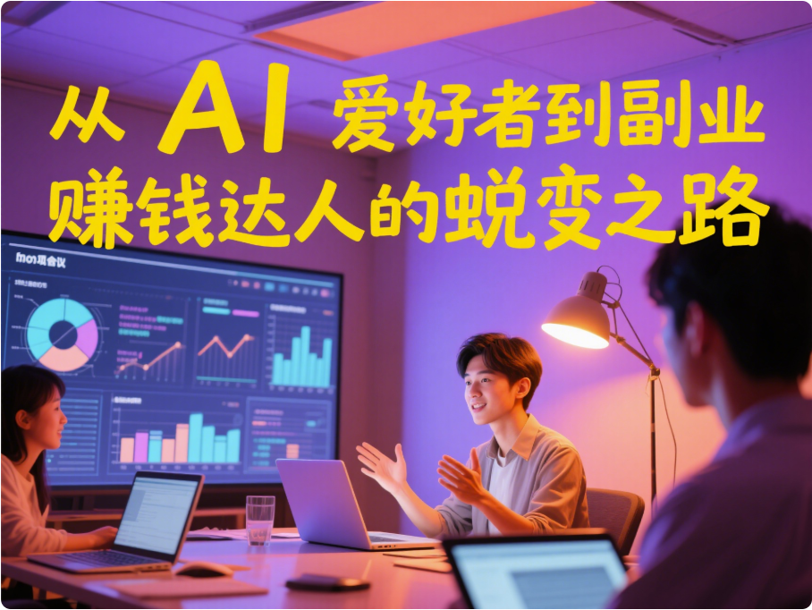 从 AI 爱好者到副业赚钱达人的蜕变之路