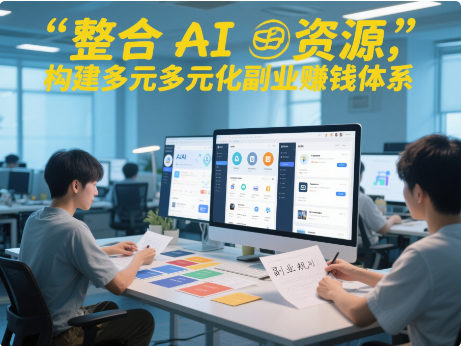 整合 AI 资源，构建多元化副业赚钱体系
