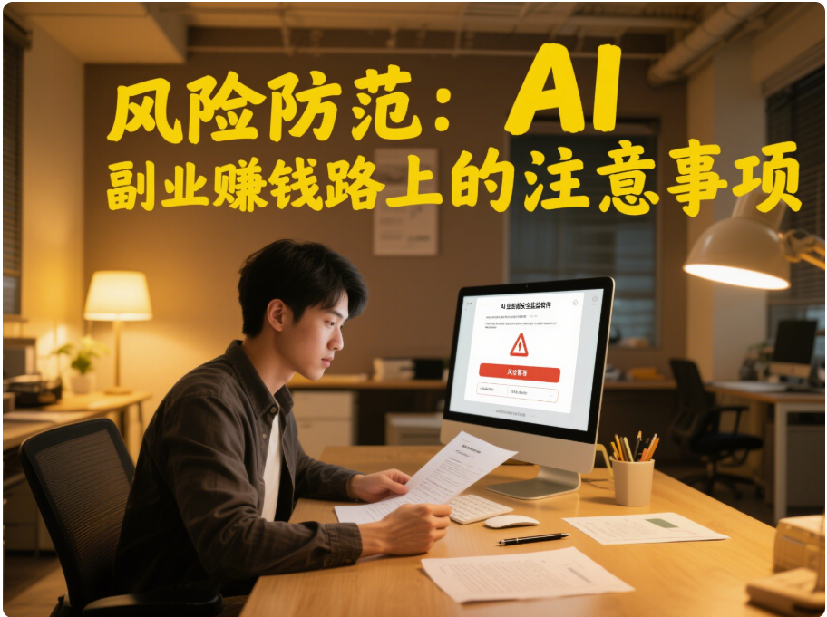 风险防范：AI 副业赚钱路上的注意事项