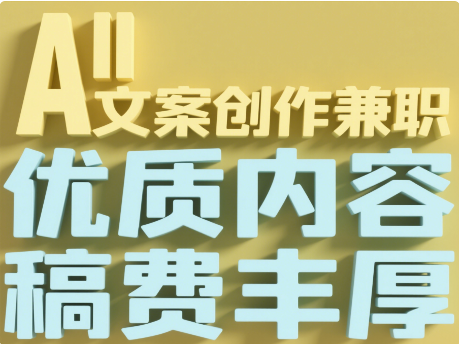 AI 文案创作兼职副业：高效产出优质内容赚稿费