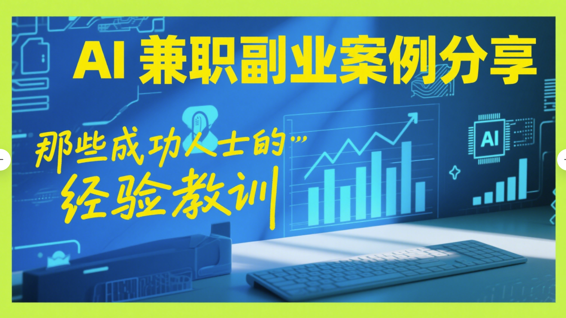 AI 兼职副业案例分享：那些成功人士的经验教训