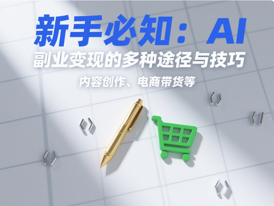 新手必知：AI 副业变现的多种途径与技巧