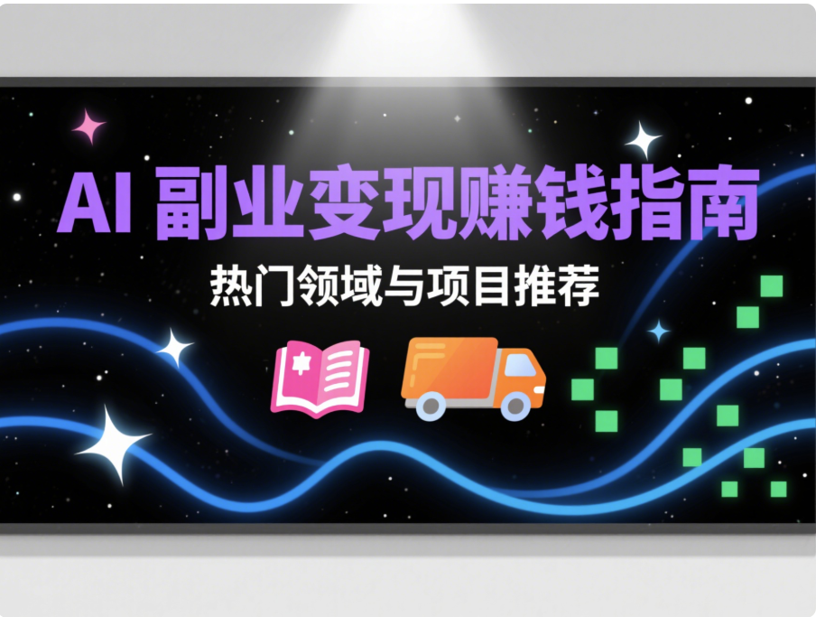 AI 副业变现赚钱指南：热门领域与项目推荐