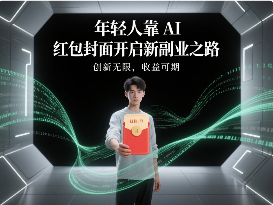 年轻人如何靠 AI 红包封面开启新副业之路？