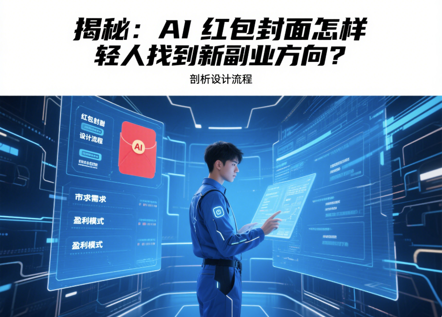 揭秘：AI 红包封面怎样让年轻人找到新副业方向？