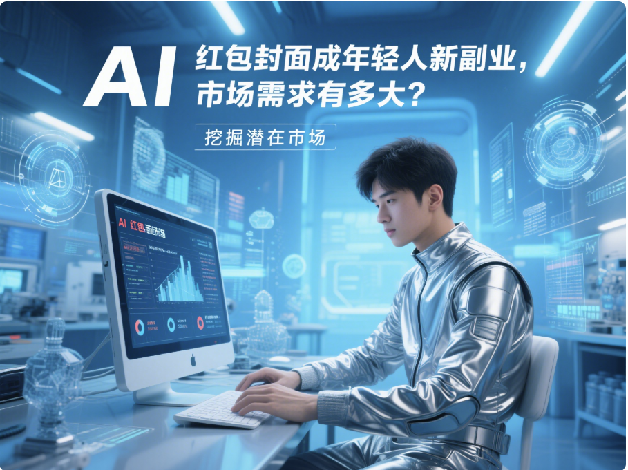 AI 红包封面成年轻人新副业，市场需求有多大？