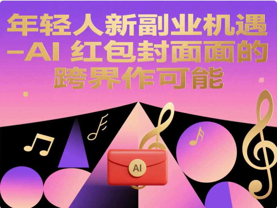 年轻人新副业机遇-AI 红包封面的跨界合作可能
