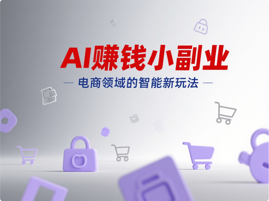 AI 赚钱小副业：电商领域的智能新玩法-爱分享资源网