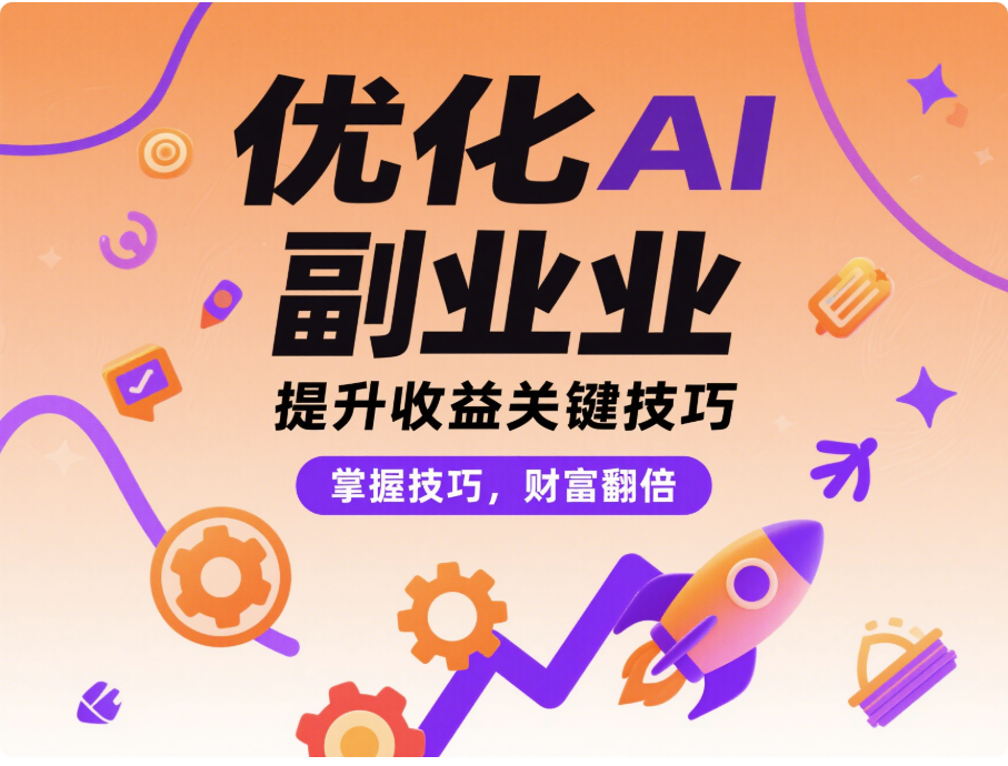 优化 AI 赚钱小副业项目，提升收益的关键技巧-爱分享资源网