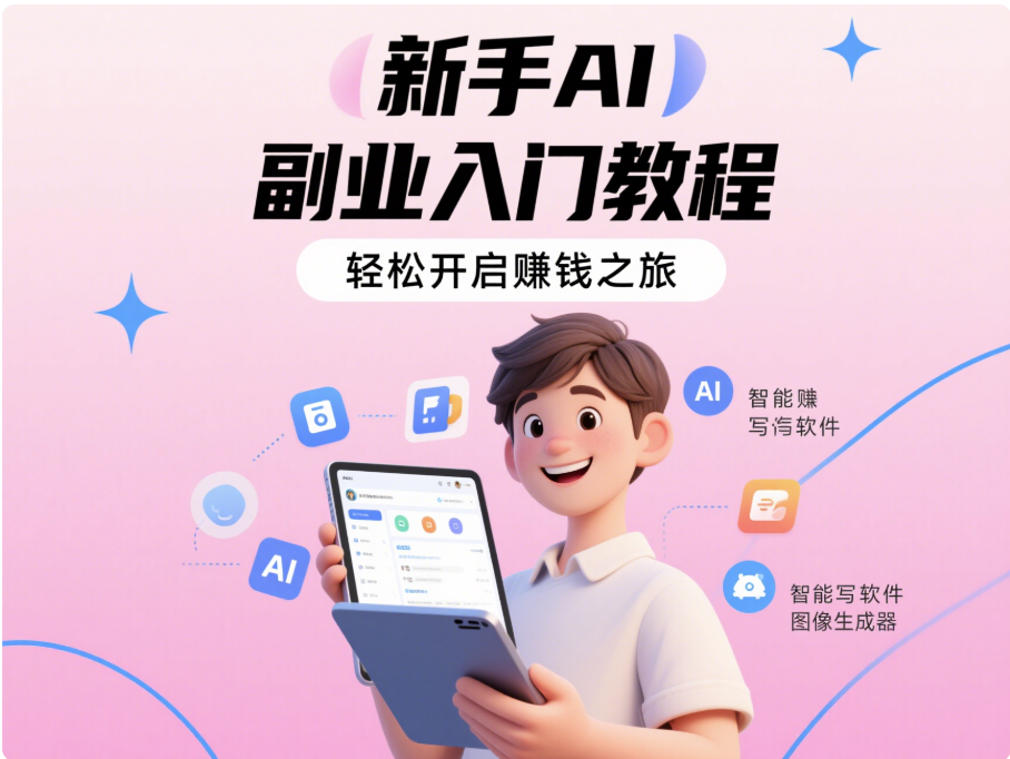 适合新手的 AI 赚钱小副业入门教程-爱分享资源网